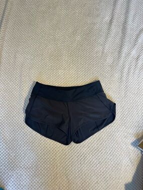 lululemon athletica Black Athletic Running Shorts
